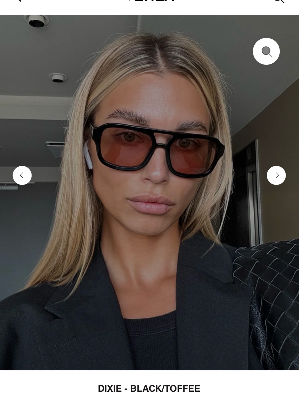 Vehla Dixie Black/Toffee Sunglasses — image 4 of 4